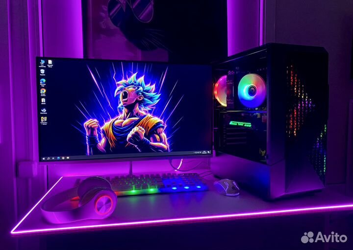 Игровой компьютер i7 24 ядер DDR4 GTX1070 SSD RGB