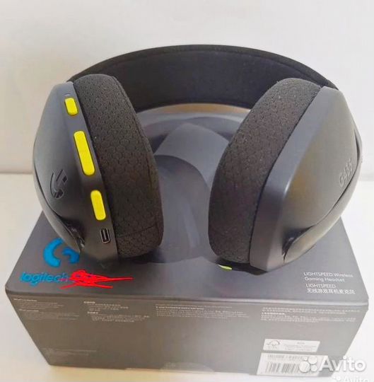 Беспроводные наушники блютуз logitech g435 Черный