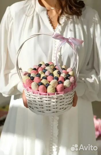 Букет из клубники в шоколаде