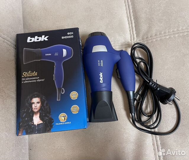 Фен для волос дорожный bbk