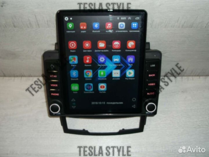 Магнитола SsangYong Action Tesla Android