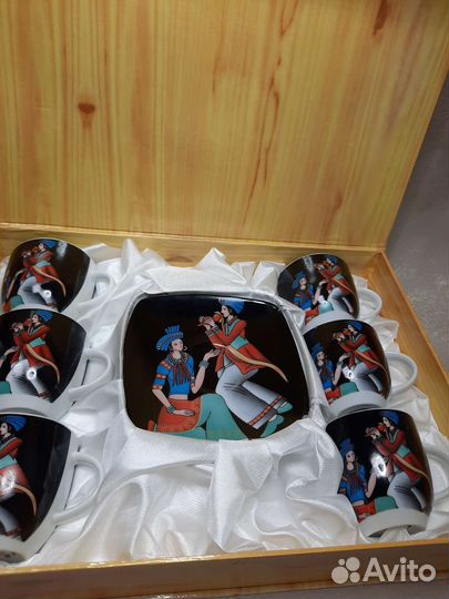 Кофейный сервиз в подарочной коробке Китай