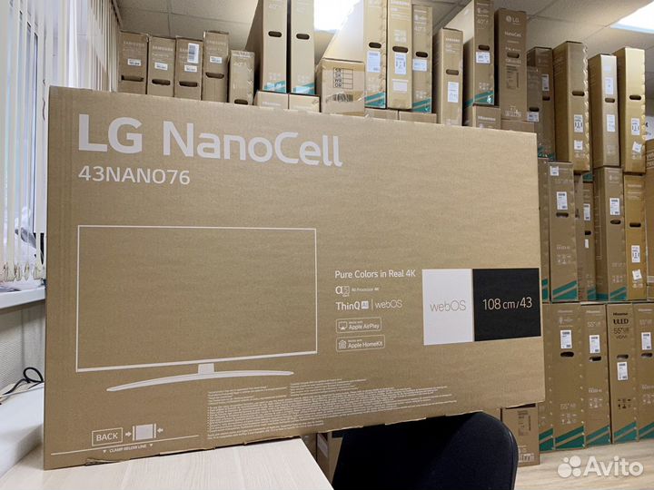Новый 4K NanoCell LG 43 (108) SMART TV 2024