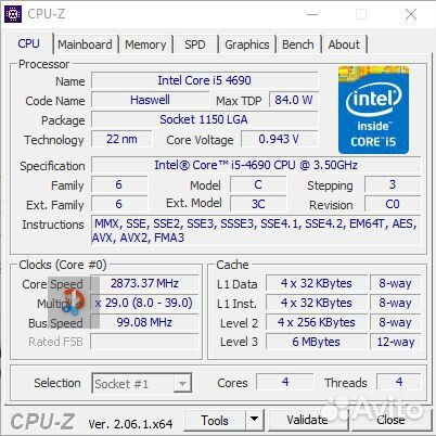Intel core i5-4690