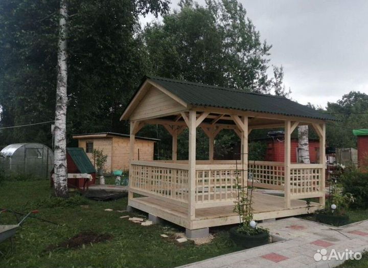 Деревянные беседки