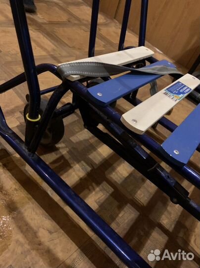 Санки с колесами Ника