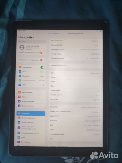 iPad pro 12.9 128gb