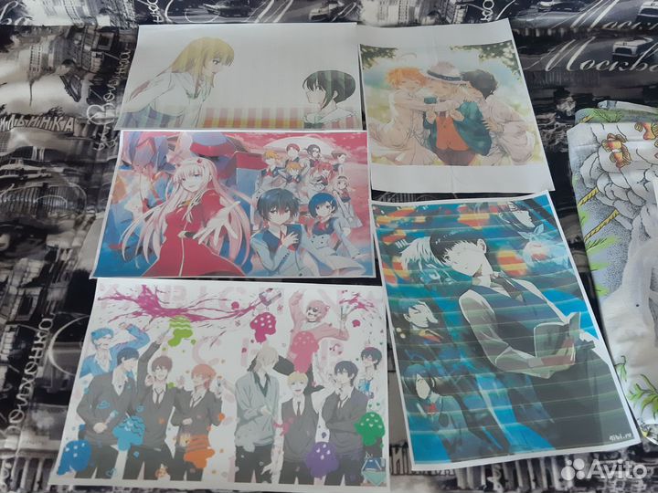 Плакаты постеры аниме