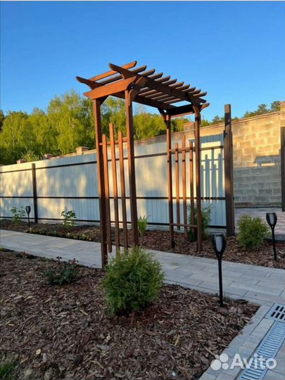 Арка деревянная