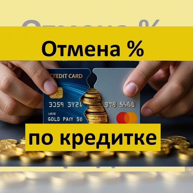 Отмени проценты по кредитной карте промокод
