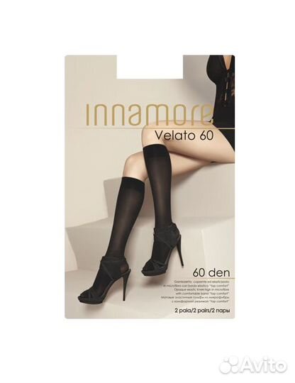 Гольфы Innamore Velato 60 den microfibra 1 пара уп