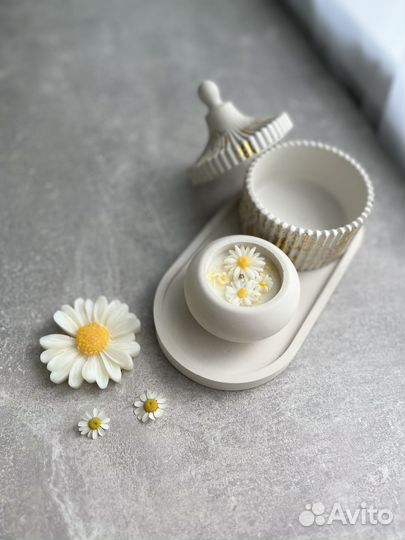 Гипсовая шкатулка