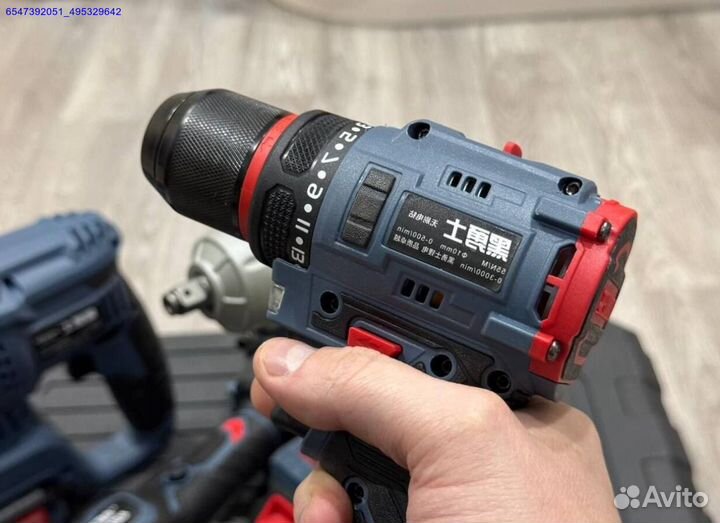 Набор аккумуляторного инструмента Варриор 4 в 1 (Арт.45411)