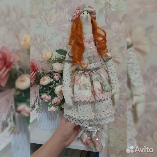 Интерьерная кукла тильда
