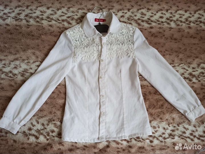 Школьная блузка 128