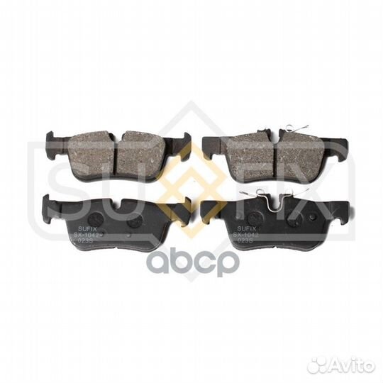 Колодки тормозные дисковые зад прав/лев SX1