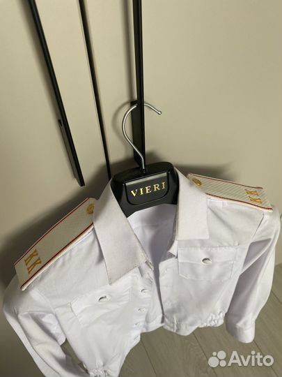 Рубашка с погонами кадетская