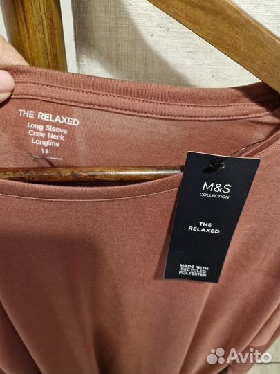 Лонгслив женский 52 54 Marks&Spencer новый