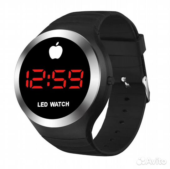 LED watch часы