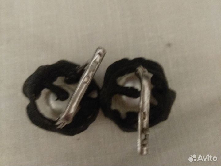 Серьги серебро винтаж