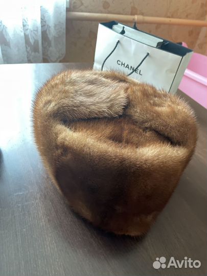 Норковая шапка мужская