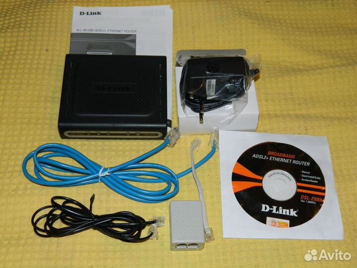 D-Link 2500U adsl 2+ Ethernet router