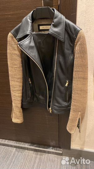 Кожаная куртка etro