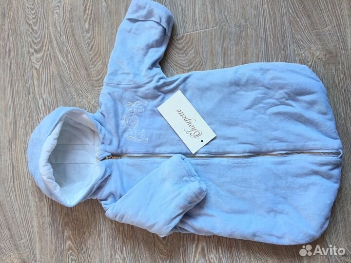 На Выписку Конверт и слип с шапочкой Choupette