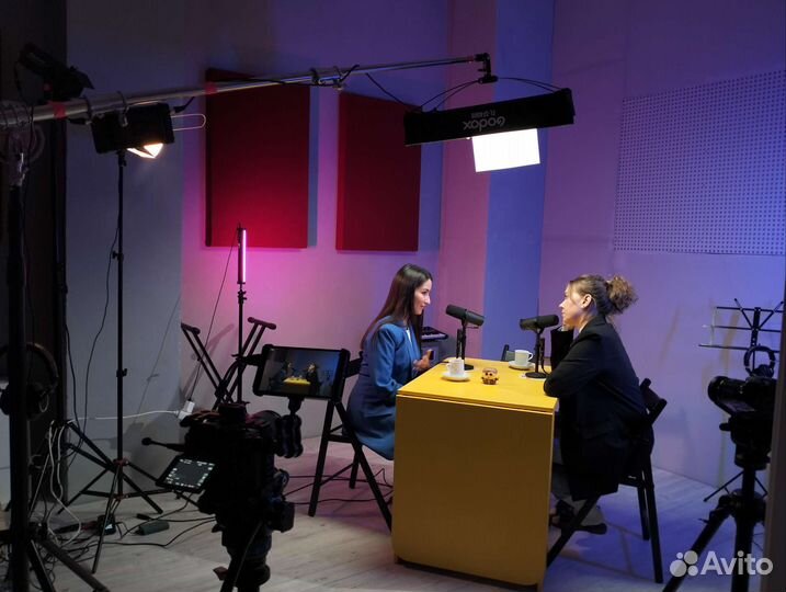 Подкасты под ключ. Интервью Видеосъёмка Оператор