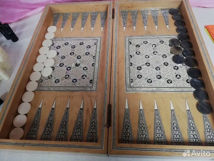Большие шахматы + нарды Африка Новые
