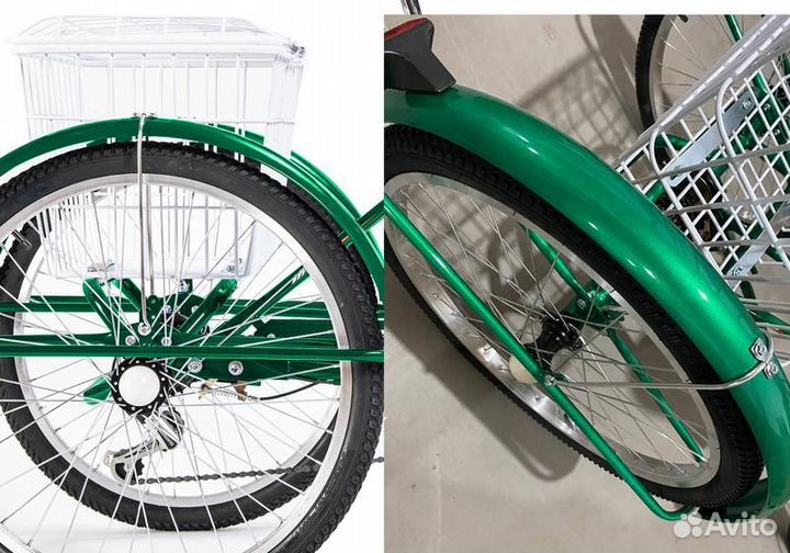 Трехколесный электровелосипед рвз