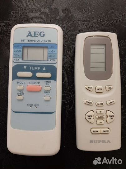Пульт для кондиционера AEG и Supra