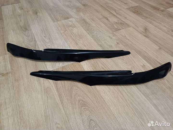 Реснички на фары mitsubishi lancer 10