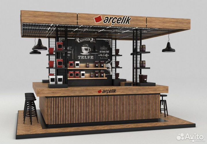 Островок для кофе, кофе остров, торговый остров в