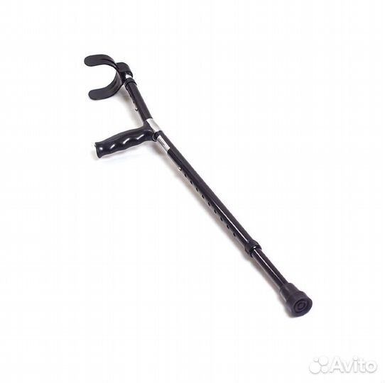 Костыль с опорой под локоть