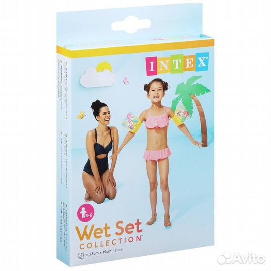 Нарукавники для плавания, р. 23 х 15 см, от 3х лет