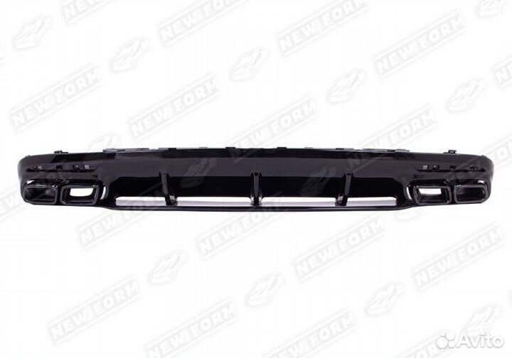 Диффузор с насадками 63S AMG Mercedes S Coupe 217