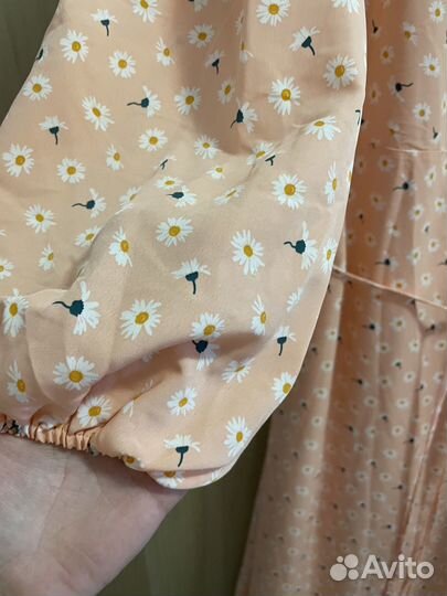 Платье халат длинное