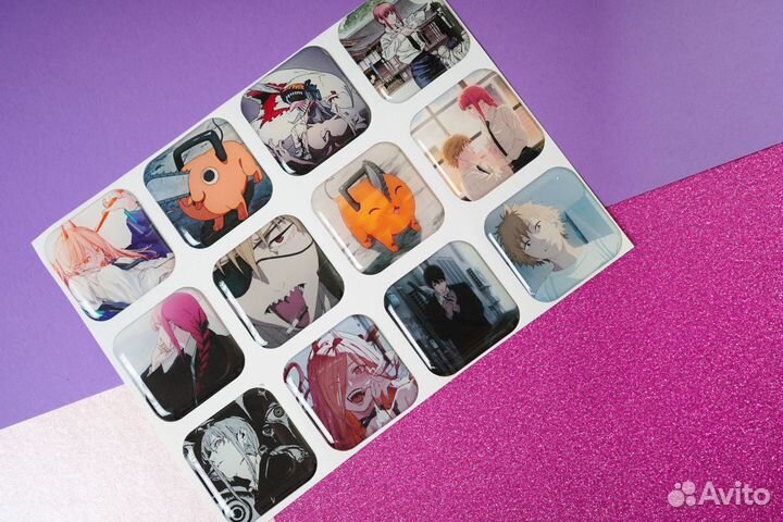 Стикеры 3D оптом от 50 штук