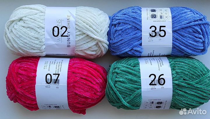 Плюшевая пряжа Wolans