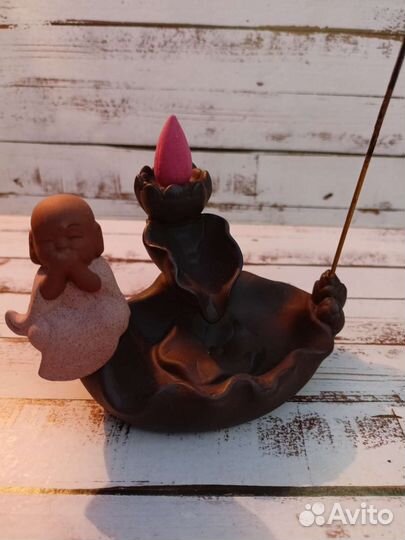 Благовония стелющийся дым подставка ароманабор