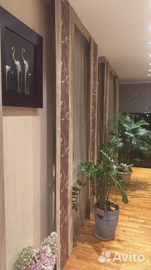 Шторы вместе с карнизами