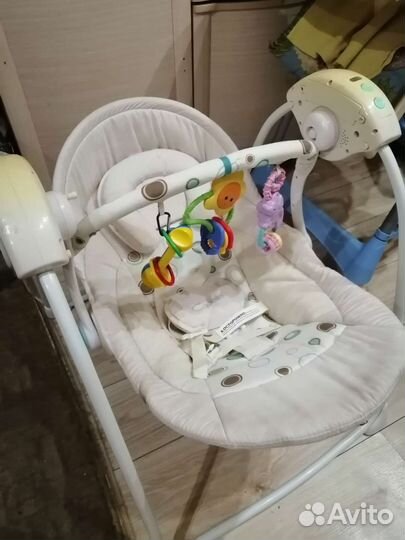 Детские электронные качели бу