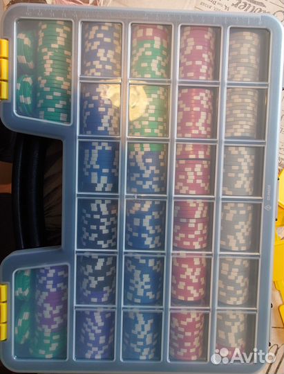 Набор для покера 370 фишек,аренда