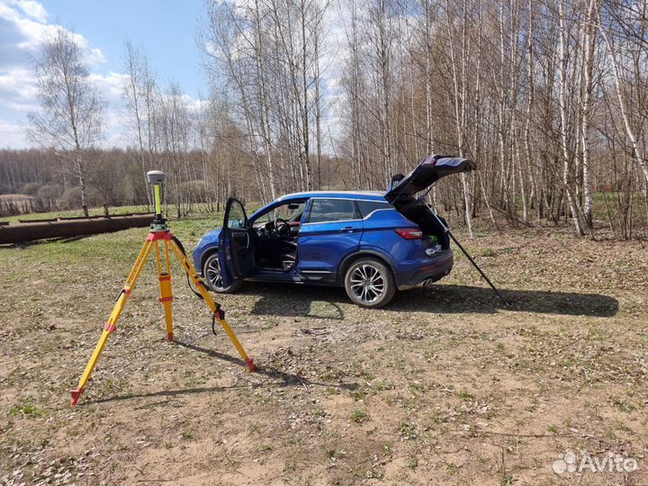 Геодезист, Вынос границ участка, Топосъемка