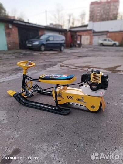 Детский мотоснегокат (в сборе)