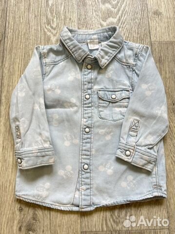 Джинсовая рубашка детская H&M