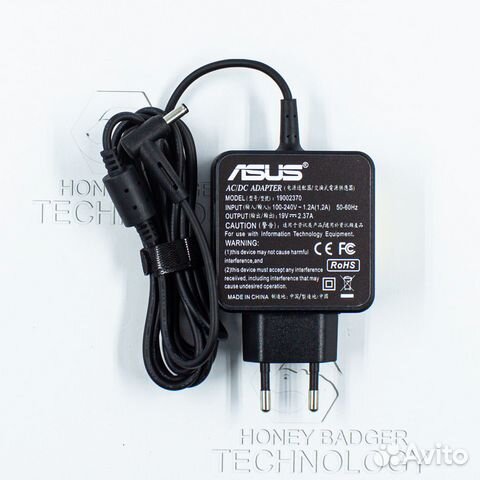 Зарядка Asus 19V 2.37A (45W) 4.0x1.35мм квадратная