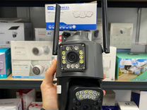 Камера видеонаблюдения 4g два объектива уличная