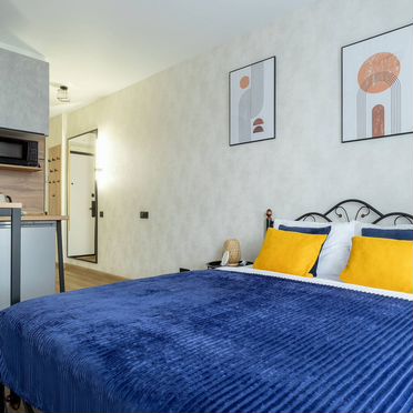 Квартира-студия, 28 м², 1 кровать